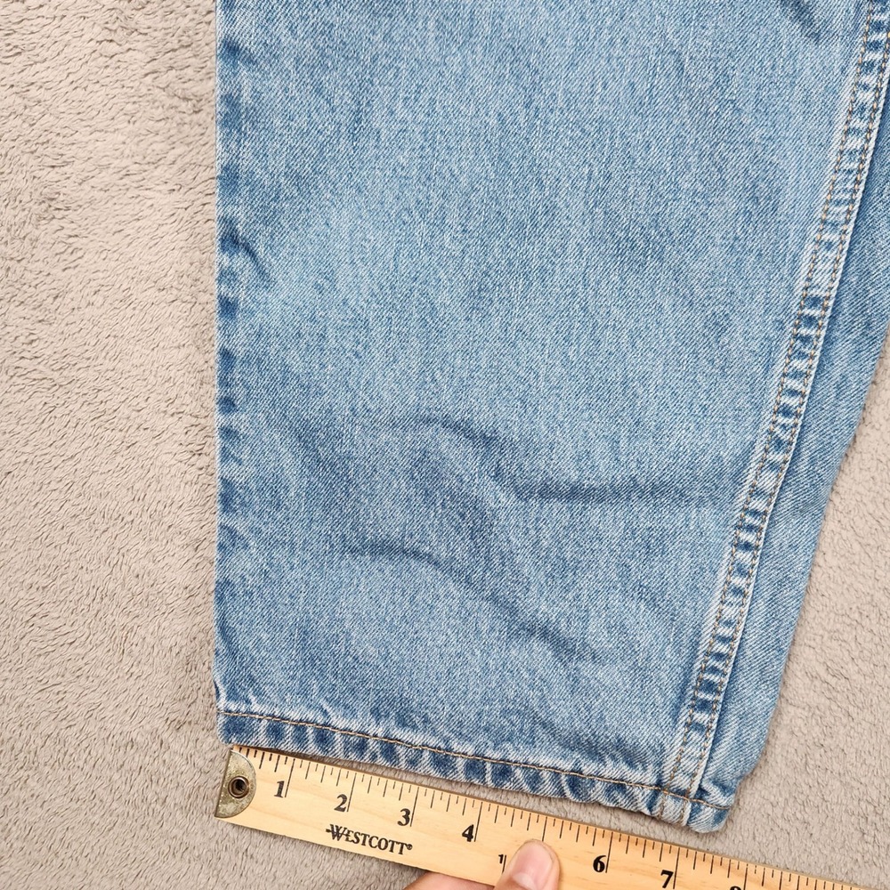 Levis 560 Comfort Fit Jeans Mens 34x32 Light Wash Tapered Leg Denim 005604891 - Picture 9 of 10